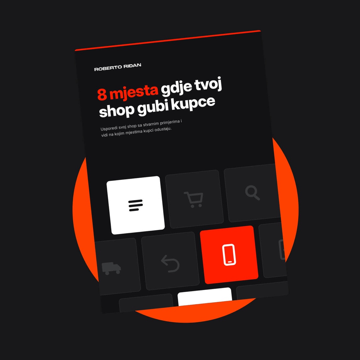 Naslovnica checkliste 8 mjesta gdje tvoj shop gubi kupce